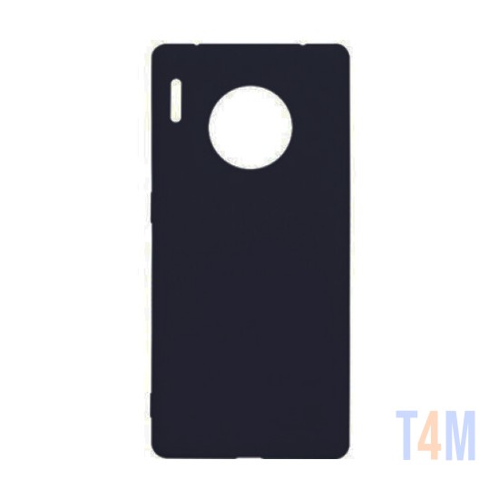 Capa de Silicone Macio para Huawei Mate 30 Pro Preto